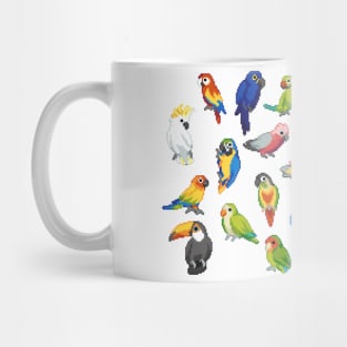 Pixel Parrots Mug